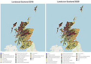 Scottish Landcover Maps 2019 & 2020